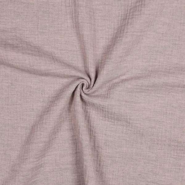 Double Gauze Melange 012 Rose Melange