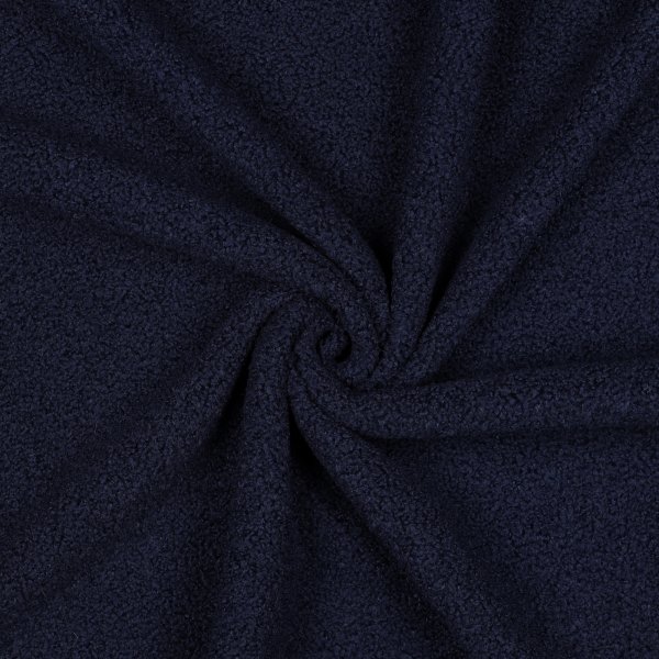 Teddy Fleece Double Sided 010 Navy