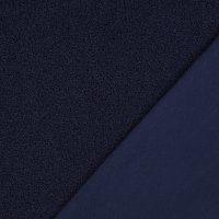 Teddy Fleece Double Sided 010 Navy