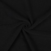 Merino Wool Fleece 001 Schwarz