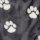 Fleece Dog Paw 003 Dark Grey