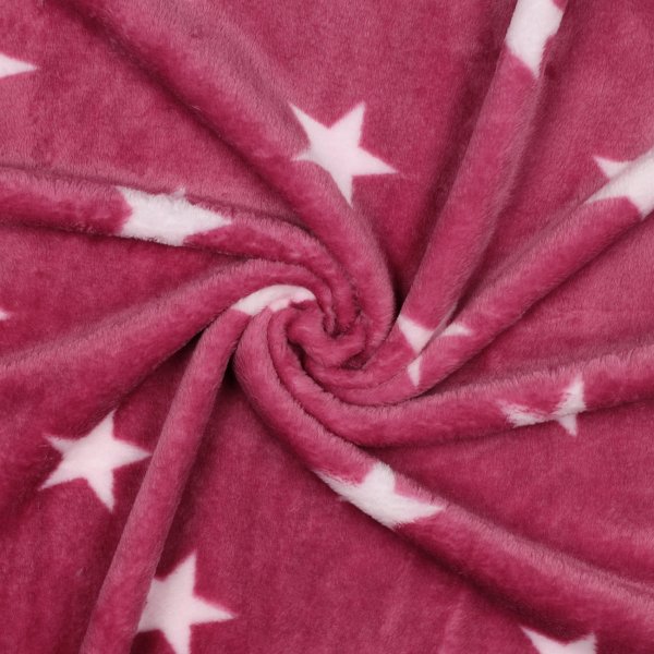 Fleece Stars 003 Pink/Light Pink