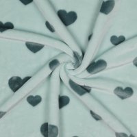 Fleece Hearts 006 Sage