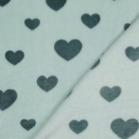 Fleece Hearts 006 Sage