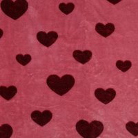 Fleece Hearts 011 Mauve