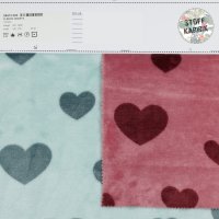 Fleece Hearts 011 Mauve