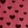 Fleece Hearts 011 Mauve