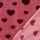 Fleece Hearts 011 Mauve