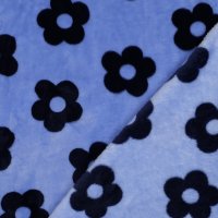 Fleece Flowers 004 Jeans
