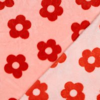 Fleece Flowers 009 Light Pink