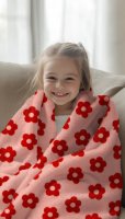 Fleece Flowers 009 Light Pink