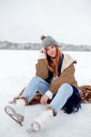 Stepped Fur 001 Cappuccino