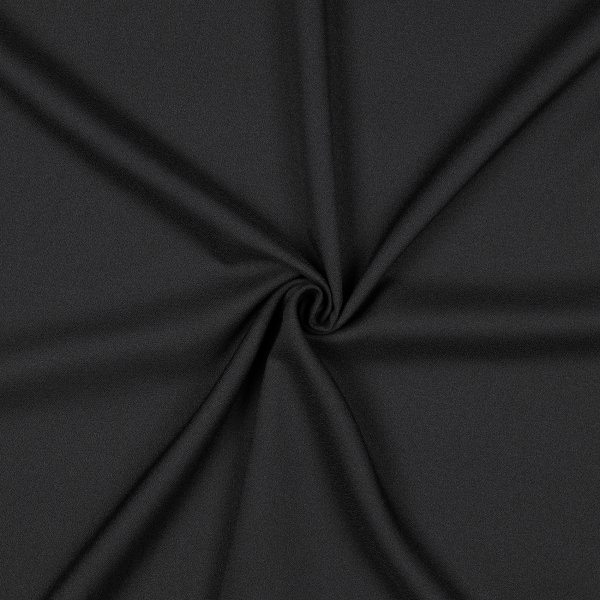 Marocain Stretch 001 Schwarz