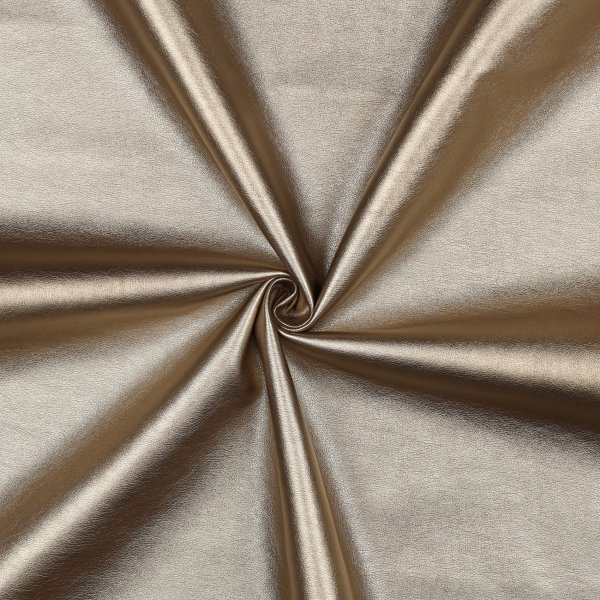 Faux Leather 020 Light Gold Metallic