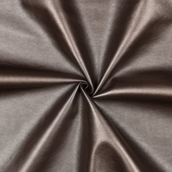 Faux Leather 030 Brown Metallic