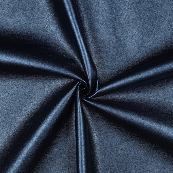 Faux Leather 032 Dark Cobalt Metallic