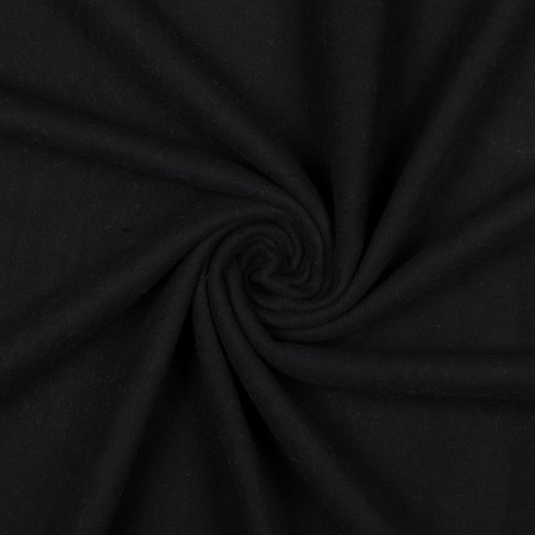 Bio Cotton Fleece 001 Schwarz