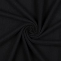 Bio Cotton Fleece 001 Schwarz