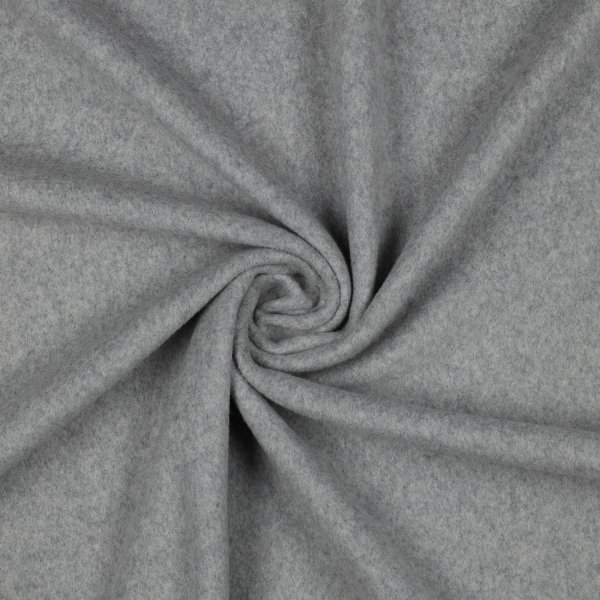 Bio Cotton Fleece 006 Light Grey Melange