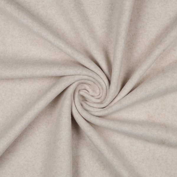 Bio Cotton Fleece 007 Beige Melange