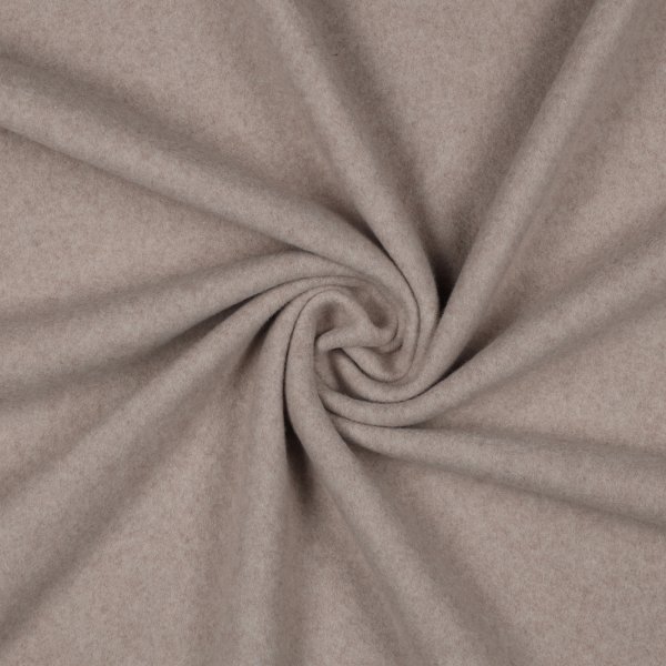 Bio Cotton Fleece 008 Taupe Melange