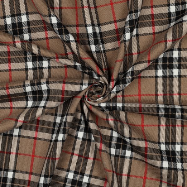 Tartan Check 006 Camel