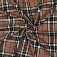 Tartan Check 006 Camel
