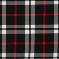 Tartan Check 010 Black/White/Red Big