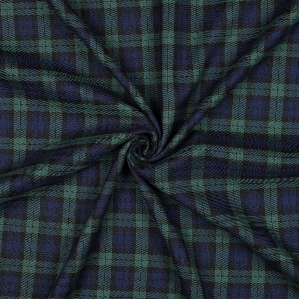 Tartan Check 014 Black/Blue/Green/Small