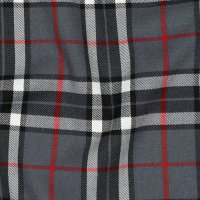 Tartan Check 015 Grey/Black/Red