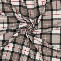 Tartan Check 019 Taupe