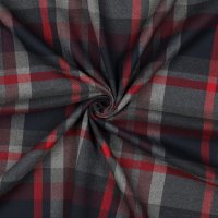 Tartan Check 032 Black/Grey/Red