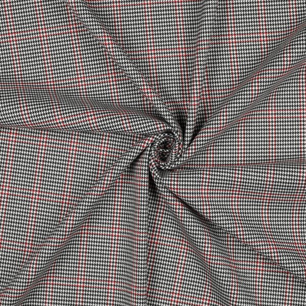 Tartan Check 050 Black/White/Red