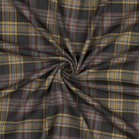 Tartan Check 055 Grey/Ochre/Rust