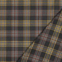 Tartan Check 055 Grey/Ochre/Rust