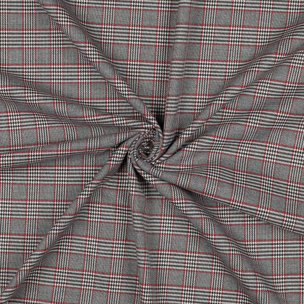 Tartan Check 060 Black/White/Red