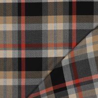 Tartan Check 061 Grey/Orange/Sand