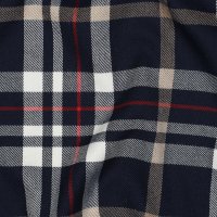 Tartan Check 064 Navy/White/Camel