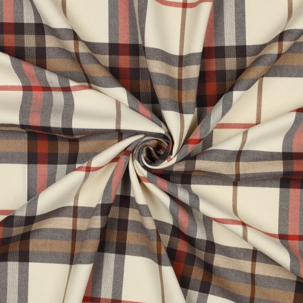 Tartan Check 065 Sand/Brown/Orange