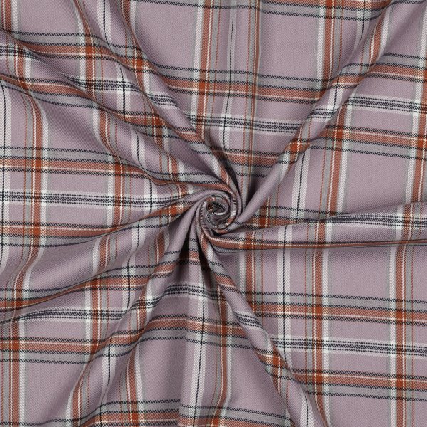 Tartan Check 066 Lilac/Brown