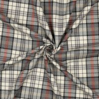 Tartan Check 067 Ecru/Grey/Orange