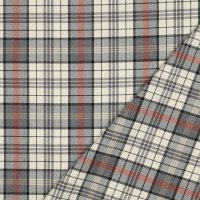 Tartan Check 067 Ecru/Grey/Orange