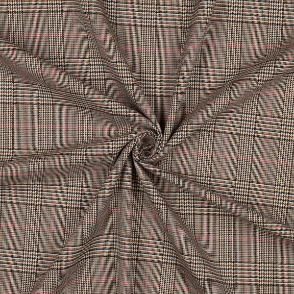 Tartan Check 069 Camel/Pink