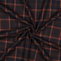 Tartan Check 072 Navy/Brown/Camel