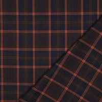 Tartan Check 072 Navy/Brown/Camel