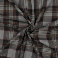 Tartan Check 073 Grey/Brown/Lime
