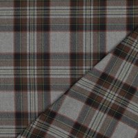 Tartan Check 073 Grey/Brown/Lime