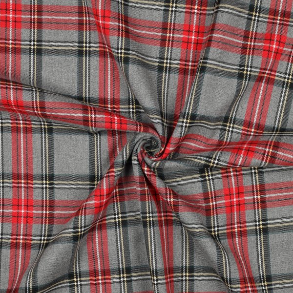 Scottish Check 001 Grey