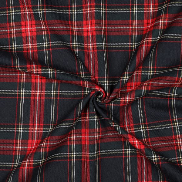 Scottish Check 003 Navy