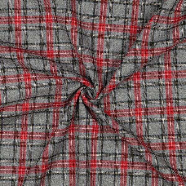 Scottish Check 001 Grey
